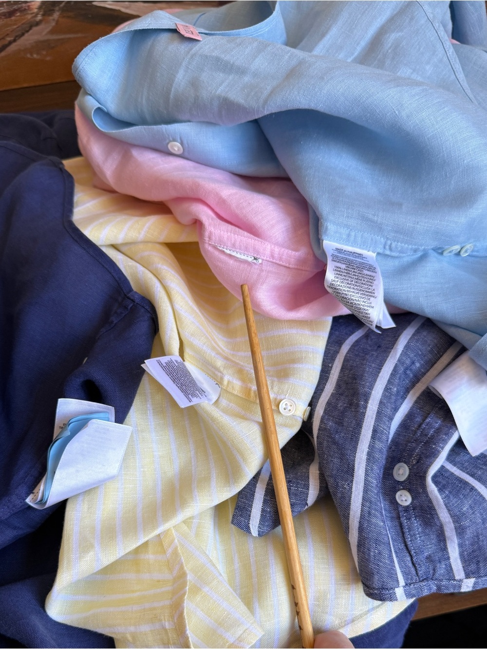 5 POLO Ralph Lauren Timeless Classics | 100% Linen | Women's Collared Lot Size L - Picture 11 of 15